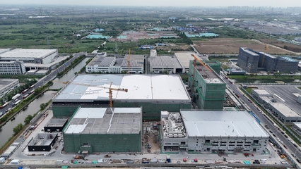 中建三局承建的晶澳光伏新材料与高端装备项目全面封顶